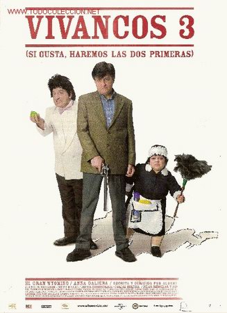 Cine: 'Vivancos 3', con el Gran Wyoming. 2 hojas.