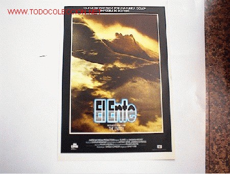 Cinema: EL ENTE   10 GUIAS A ELEGIR  POR 25 EUROS. 100 GUIAS X 130 EUROS