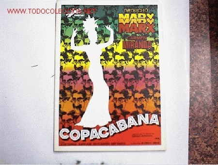 Cinema: COPACABANA.     10 GUIAS A ELEGIR  POR 25 EUROS. 100 GUIAS X 130 EUROS