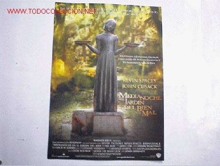 Cin&eacute;ma: MEDIANOCHE EN EL JARDIN DEL BIEN Y DEL MAL  10 GUIAS A ELEGIR  POR 25 EUROS. 100 GUIAS X 130 EUROS
