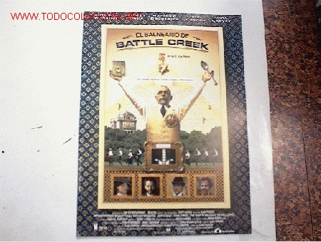 Cin&eacute;ma: EL BALNEARIO DE BATTLE CREEK      10 GUIAS A ELEGIR 25 EUROS . 100 GUIAS 130 EUROS