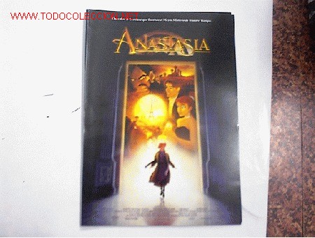 Cinema: ANASTASIA. DIBUJITOS  10 GUIAS A ELEGIR 25 EUROS . 100 GUIAS 130 EUROS
