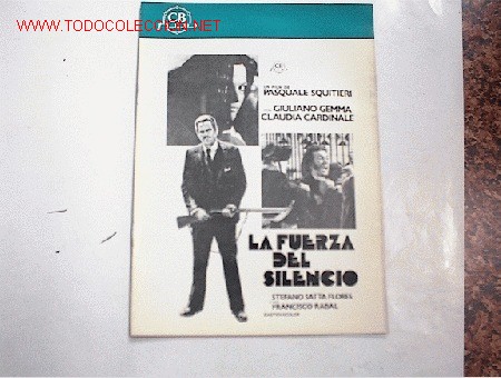 Kino: LA FUERZA DEL SILENCIO  10 GUIAS A ELEGIR 25 EUROS . 100 GUIAS 130 EUROS