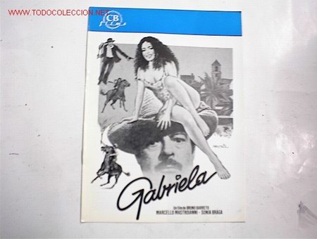 Cinema: GABRIELA   10 GUIAS A ELEGIR 25 EUROS . 100 GUIAS 130 EUROS