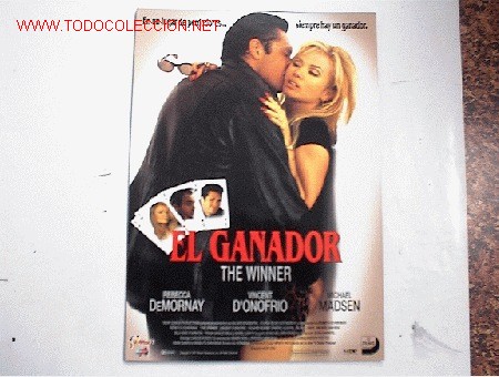 Cinema: EL GANADOR     10 GUIAS A ELEGIR 25 EUROS . 100 GUIAS 130 EUROS