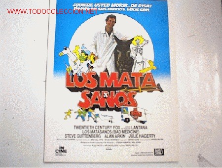 Cinema: LOS MATA SANOS 10 GUIAS A ELEGIR 25 EUROS . 100 GUIAS 130 EUROS