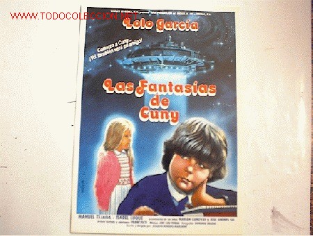 Cinema: LAS FANTASIAS DE CUNY        10 GUIAS A ELEGIR 25 EUROS . 100 GUIAS 130 EUROS