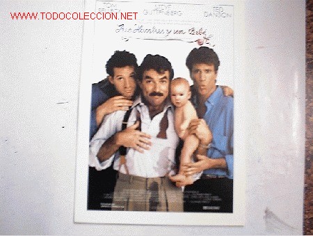 Cinema: TRES HOMBRES Y UN BEBE           10 GUIAS A ELEGIR 25 EUROS . 100 GUIAS 130 EUROS