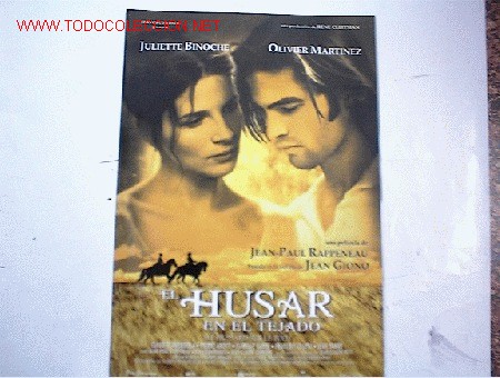 Cin&eacute;ma: EL HUSAR EN EL TEJADO 10 GUIAS A ELEGIR 25 EUROS . 100 GUIAS 130 EUROS