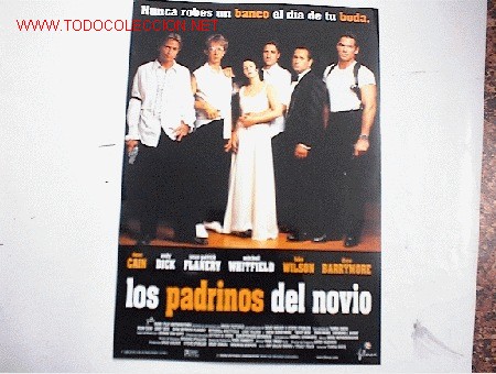 Cine: LOS PADRINOS DEL NOVIO         10 GUIAS A ELEGIR 25 EUROS . 100 GUIAS 130 EUROS