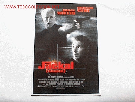 Cinema: THE JACKAL             10 GUIAS A ELEGIR 25 EUROS . 100 GUIAS 130 EUROS