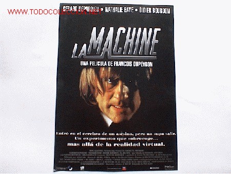 Kino: LA MACHINE 10 GUIAS A ELEGIR 25 EUROS . 100 GUIAS 130 EUROS