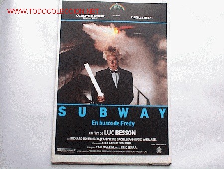 Kino: SUBWAY EN BUSCA DE FREDY 10 GUIAS A ELEGIR 25 EUROS . 100 GUIAS 130 EUROS
