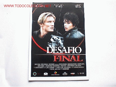 Cinema: DESAFIO FINAL 10 GUIAS A ELEGIR 25 EUROS . 100 GUIAS 130 EUROS