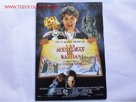 Cinema: LAS AVENTURAS DE BASTIAN      10 GUIAS A ELEGIR 25 EUROS . 100 GUIAS 130 EUROS