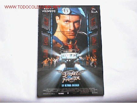 Cine: STREET FIGHTER         10 GUIAS A ELEGIR 25 EUROS . 100 GUIAS 130 EUROS