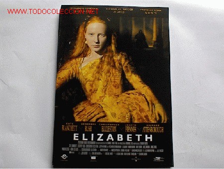 Cine: ELIZABETH         10 GUIAS A ELEGIR 25 EUROS . 100 GUIAS 130 EUROS