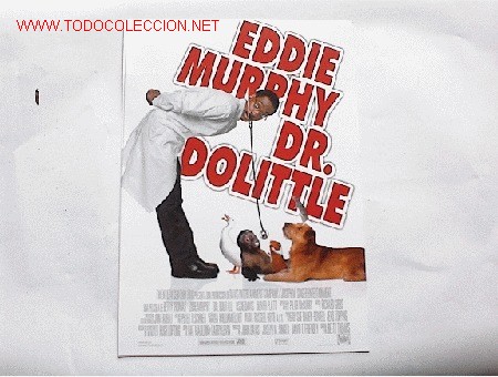 Cinema: DR DOLITTLE    10 GUIAS A ELEGIR 25 EUROS . 100 GUIAS 130 EUROS