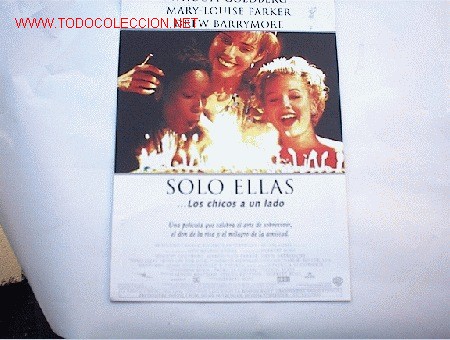 Cin&eacute;ma: SOLO ELLAS    10 GUIAS A ELEGIR 25 EUROS . 100 GUIAS 130 EUROS