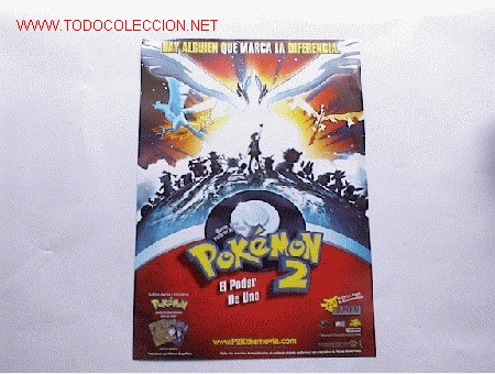 Cine: POKEMON 2, 10 GUIAS A ELEGIR 25 EUROS . 100 GUIAS 130 EUROS