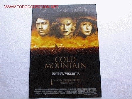 Cinema: COLD MOUNTAIN   10 GUIAS A ELEGIR 25 EUROS O 100 GUIAS 130 EUROS