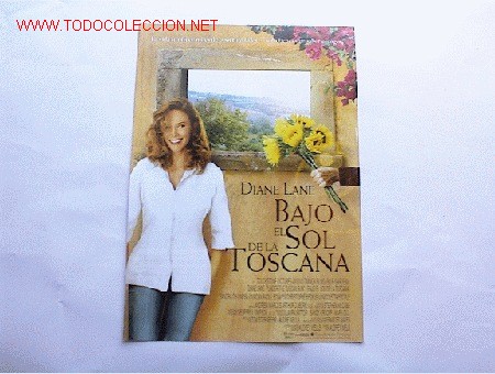 Cinema: BAJO EL SOL DE LA TOSCANA   10 GUIAS A ELEGIR 25 EUROS O 100 GUIAS 130 EUROS