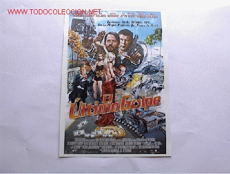Cine: EL ULTIMO GOLPE    10 GUIAS A ELEGIR 25 EUROS O 100 GUIAS 130 EUROS
