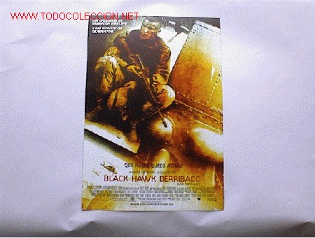 Cinema: BLACK HAWK DERRIBADO           10 GUIAS A ELEGIR  POR 25 EUROS. 100 GUIAS X 130 EUROS