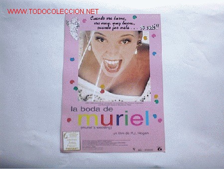 Cine: LA BODA DE MURIEL      10 GUIAS A ELEGIR  POR 25 EUROS. 100 GUIAS X 130 EUROS
