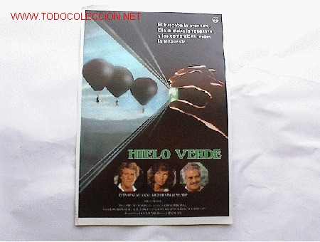Cine: HIELO VERDE      10 GUIAS A ELEGIR POR 25 EUROS. 100 GUIAS X 130 EUROS