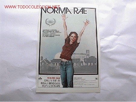 Cine: NORMA RAE 10 GUIAS A ELEGIR POR 25 EUROS. 100 GUIAS X 130 EUROS