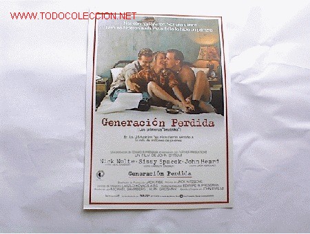 Cine: GENERACION PERDIDA   10 GUIAS A ELEGIR POR 25 EUROS. 100 GUIAS X 130 EUROS