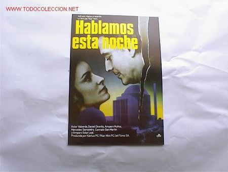 Cine: HABLEMOS ESTA NOCHE        10 GUIAS A ELEGIR POR 25 EUROS. 100 GUIAS X 130 EUROS