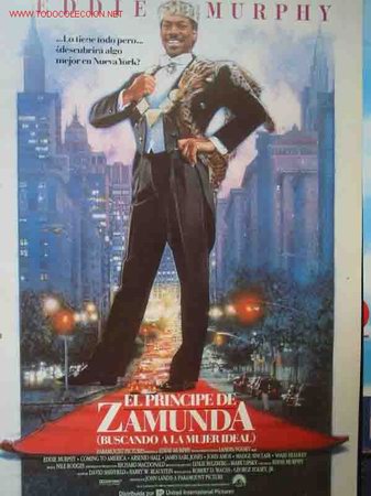 Kino: EL PRINCIPE DE ZAMUNDA (Buscando a la mujer ideal). Eddie Murphy, Shari Headley, &hellip;dir: John Landis