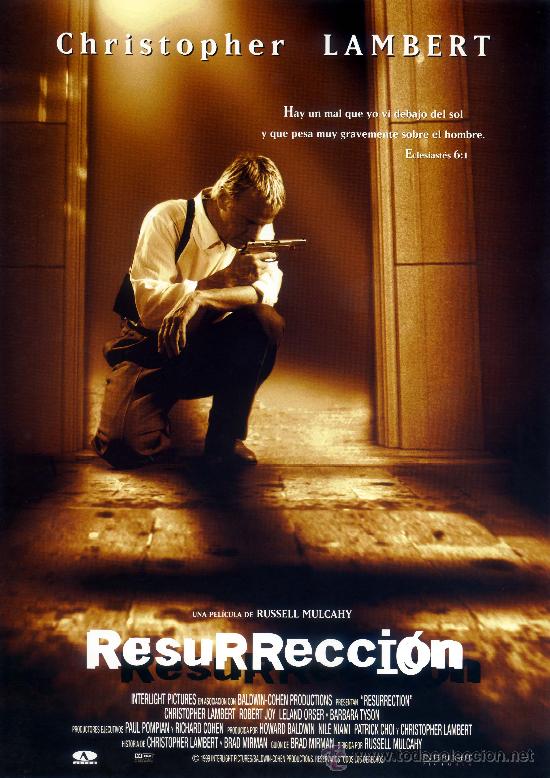 Kino: RESURRECCION (GUIA ORIGINAL DOBLE)  CHRISTOPHER LAMBERT