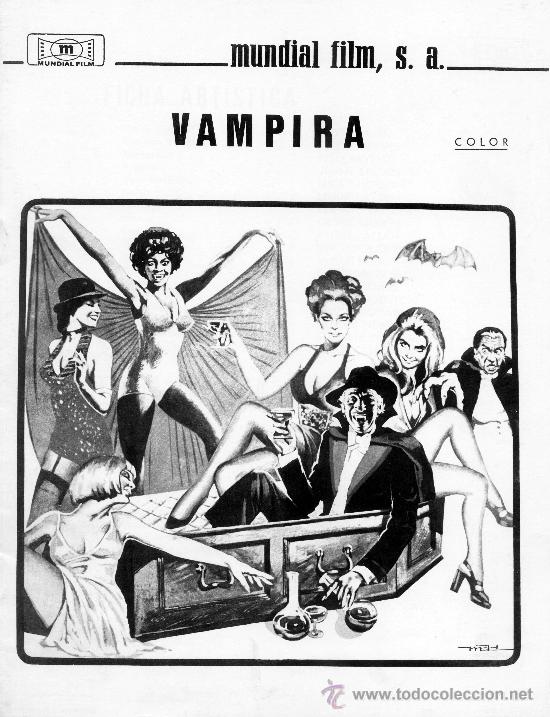 Cine: VAMPIRA (GUIA ORIGINAL DOBLE DE SU ESTRENO EN ESPA&Ntilde;A) DAVID NIVEN