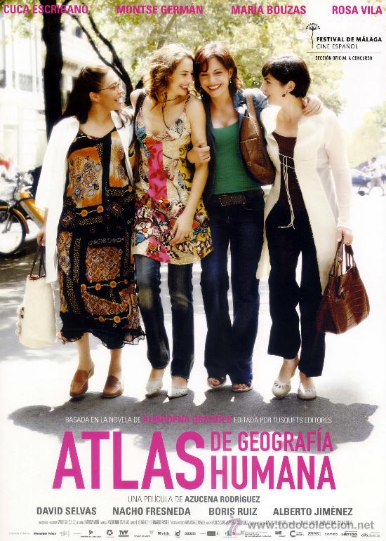 Cine: ATLAS DE GEOGRAFIA HUMANA (GUIA ORIGINAL DE LUJO 8 PAGINAS) DIRECTOR AZUCENA RODRIGUEZ