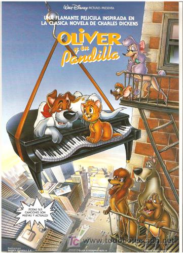 Cinema: G2725 OLIVER Y SU PANDILLA WALT DISNEY GUIA ORIGINAL WARNER ESTRENO