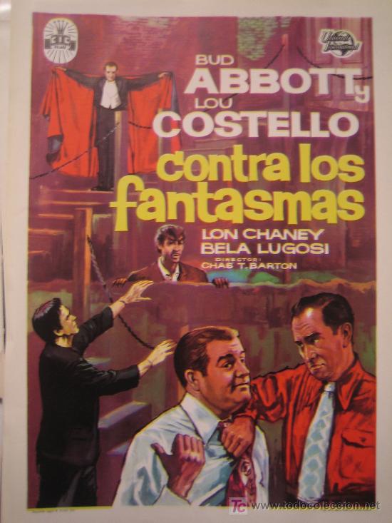 Cin&eacute;ma: Guia publicitaria - Contra los fantasmas - abbott y costello lon chaney jr. bela lugosi cic films