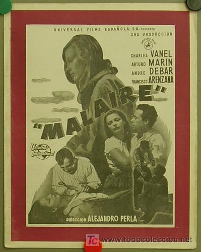 Cin&eacute;ma: G2899 MALAIRE ALEJANDRO PERLA GUIA ORIGINAL UNIVERSAL ESTRENO
