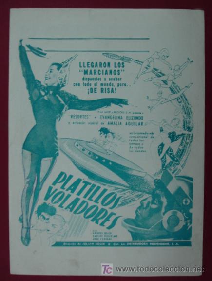 Cine: 'PLATILLOS VOLADORES'.