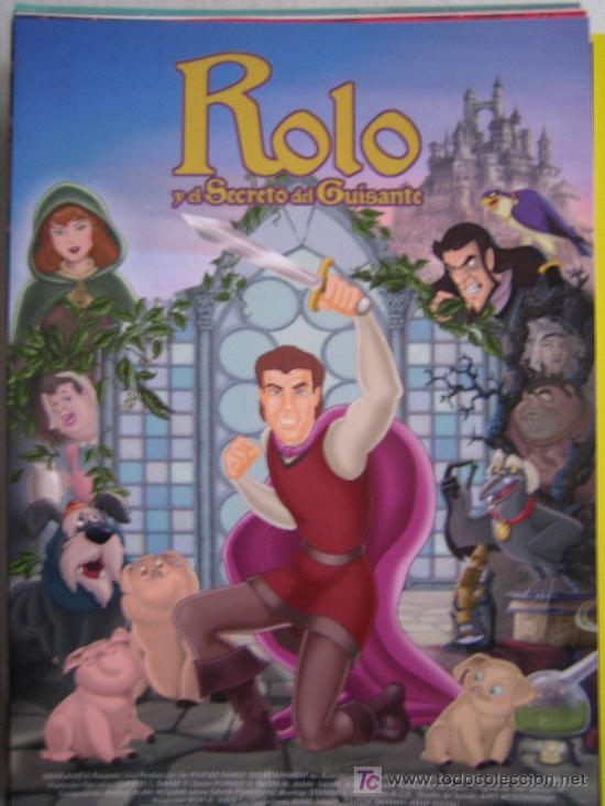 Cin&eacute;ma: Guia publicitaria - rolo el secreto del guisante - animacion animation film Hans Christian Andersen