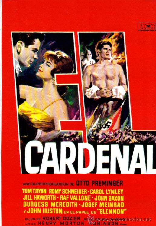 Cine: EL CARDENAL- TOM TRYON, ROMY SCHNEIDER, CAROL LYNLEY MINI POSTER
