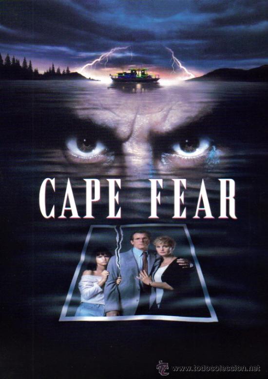 Cine: CAPE FEAR - EL CABO DEL MIEDO- NICK NOLTE, ROBERT DE NIRO MINI POSTER + INFO