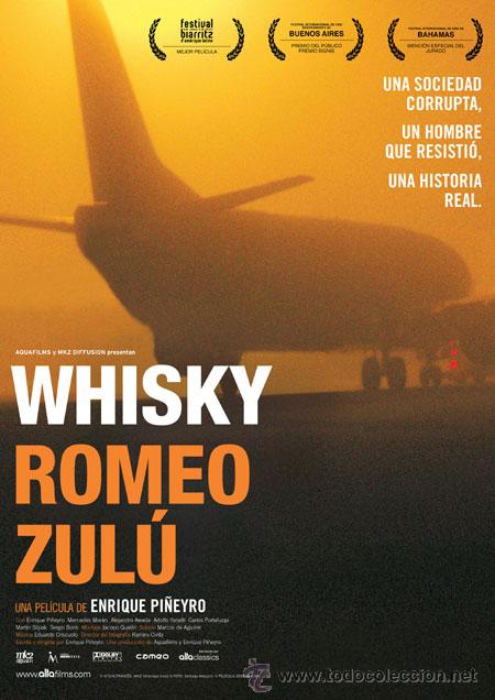 Cine: 'Whisky Romeo Zul&uacute;'. Cine argentino. 3 hojas.