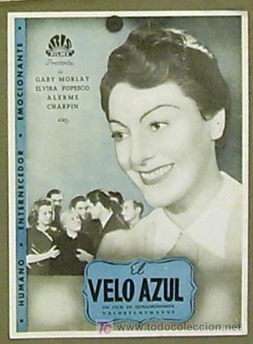 Cine: G3098 EL VELO AZUL GABY MORLAY GUIA ORIGINAL IRIS ESTRENO