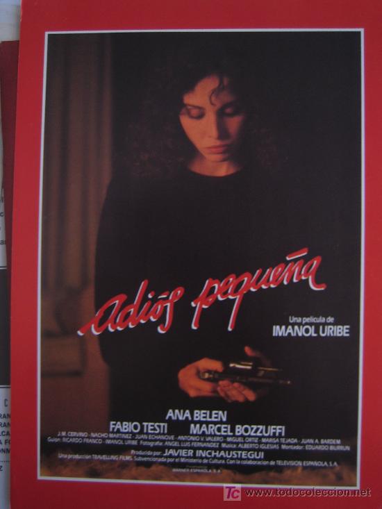 Cine: Guia publictaria - adios peque&ntilde;a- ana belen
