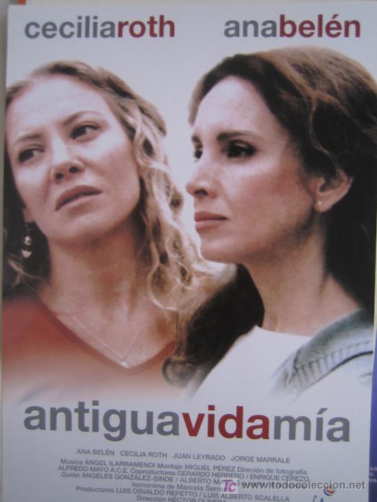 Cine: Guia publictaria - antigua vida mia - ana belen