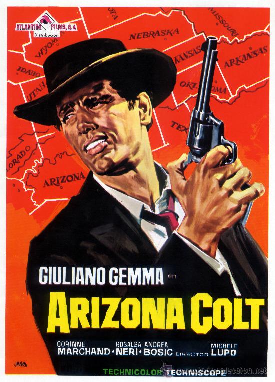 Cine: ARIZONA COLT (GUIA ORIGINAL) 4 PAGINAS CON FOTOS DE SU ESTRENO EN ESPA&Ntilde;A GIULIANO GEMMA