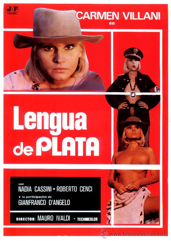 Cine: LENGUA DE PLATA (GUIA ORIGINAL DOBLE DEL ESTRENO EN ESPA&Ntilde;A) CARMEN VILLANI - NADIA CASSINI